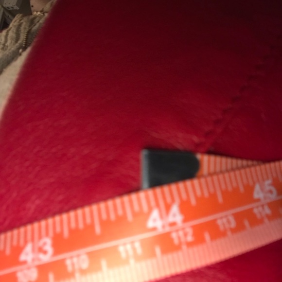 Red Leather Blazer - Picture 4 of 6